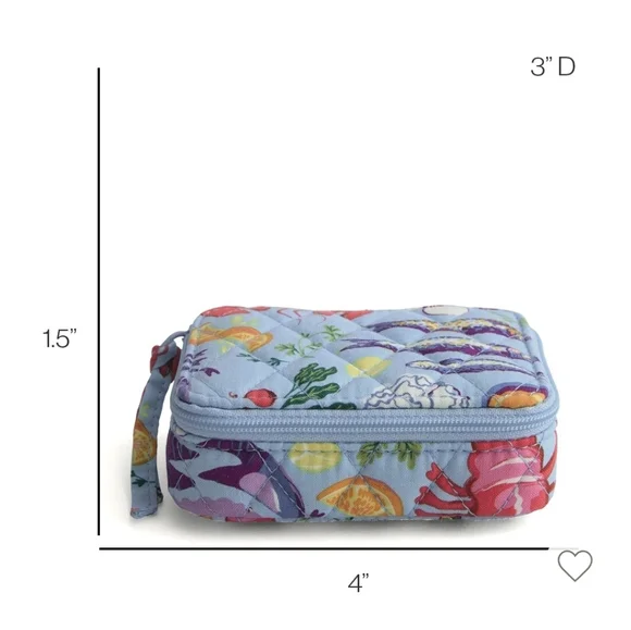 Vera Bradley Evening Garden Travel Pill Case - Picture 3 of 6